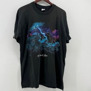 Vintage 1993 Fort Worth Texas Lightning Stagecoach T-Shirt XL Fruit of the Loom
